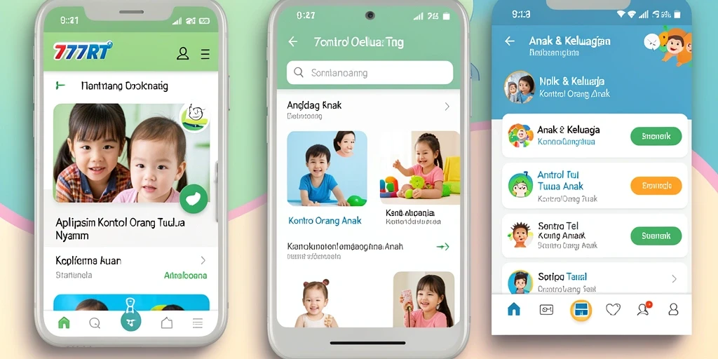 Antarmuka pengguna 777RT yang ramah dan intuitif.